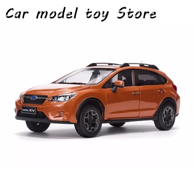 並行輸入品】スバル 在庫あり 1:18スケール 2014XV合金カーモデル