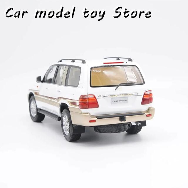 並行輸入品】 オリジナル1:18ランドクルーザーLC100 SUV合金ダイ