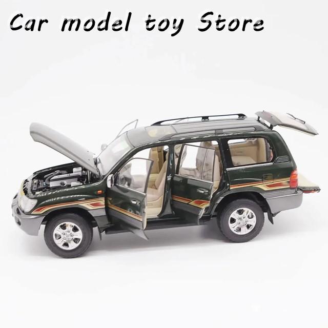 並行輸入品】 オリジナル1:18ランドクルーザーLC100 SUV合金ダイ