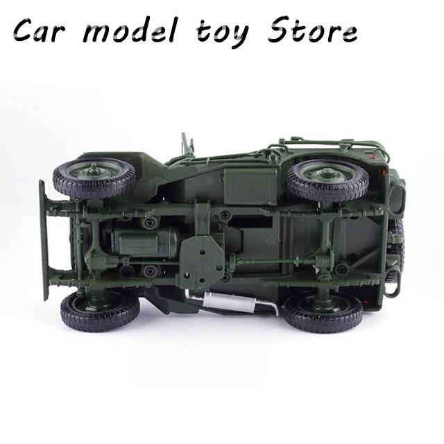 並行輸入品】ジープ 1:18 戦術軍用モデル 第二次世界大戦旧型ウィリス