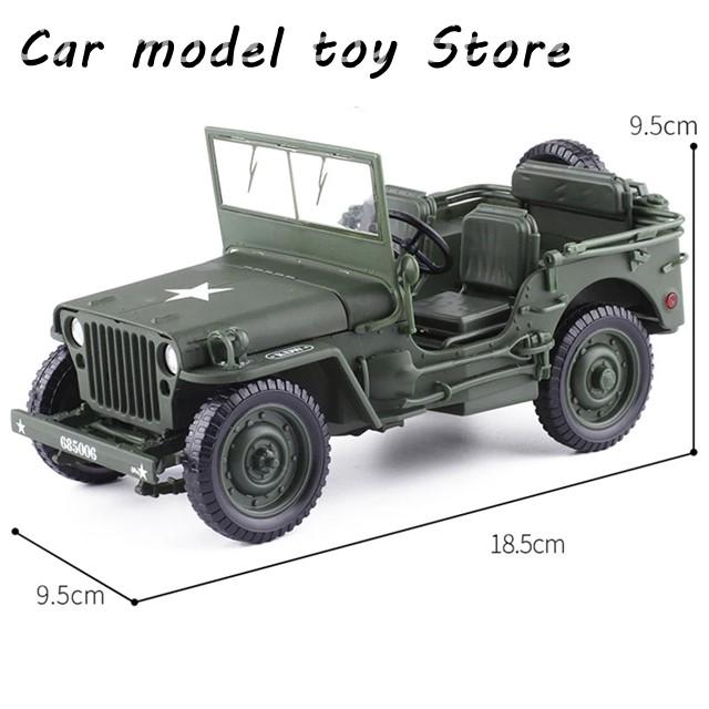 並行輸入品】ジープ 1:18 戦術軍用モデル 第二次世界大戦旧型ウィリス