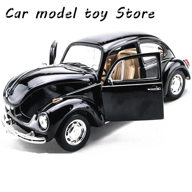 並行輸入品】VW 1:24 クラシックカー ビートル ブラックカー 合金カー