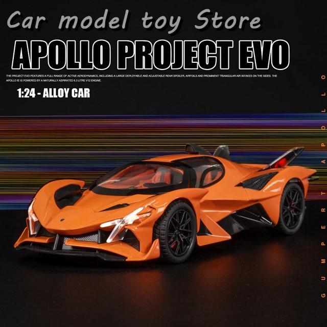 並行輸入品】 1:24 アポロ プロジェクトEVO スーパーカー合金鋳造玩具