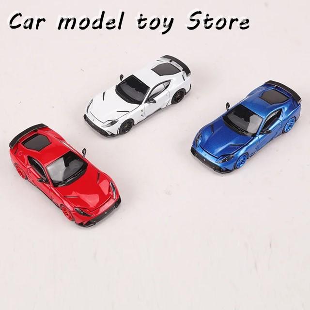 【並行輸入品】 スタンスハンターズ 1:64 NOVITEC 812 N-ラルゴ 合金モデルカー ボンネットオープン可能 コレクター向けの画像
