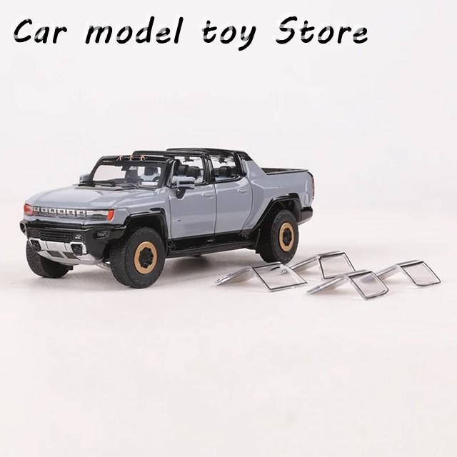 【並行輸入品】 ハマー  GCD 1:64EV 合金モデルカー コレクター ダイキャスト ピックアップの画像