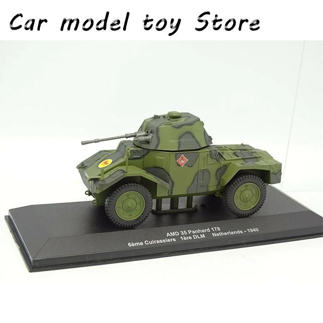 【並行輸入品】 ダイキャスト オリジナル 1:43 装甲戦車 AMD 35 パンハード 178 1940 シミュレーション合金戦車モデル 静的ディスプレイ コレクター向け おダーの画像