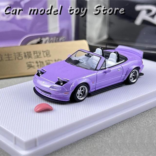 【並行輸入品】マツダ  ダイキャスト 1:64 スケール  MX5 EUNOS ロードスター NA RB シミュレーション合金カーモデル Sディスの画像