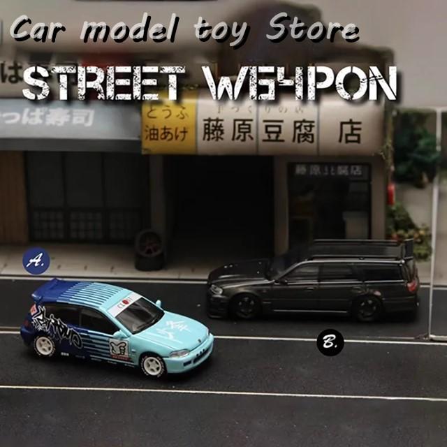 【並行輸入品】ホンダ  ダイキャスト 1:64 スケール  シビック EG6 5世代 シミュレーション合金車モデル 装飾の画像