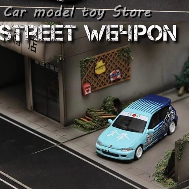 【並行輸入品】ホンダ  ダイキャスト 1:64 スケール  シビック EG6 5世代 シミュレーション合金車モデル 装飾の画像