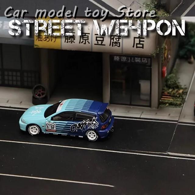 【並行輸入品】ホンダ  ダイキャスト 1:64 スケール  シビック EG6 5世代 シミュレーション合金車モデル 装飾の画像