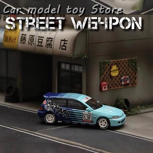 【並行輸入品】ホンダ  ダイキャスト 1:64 スケール  シビック EG6 5世代 シミュレーション合金車モデル 装飾の画像