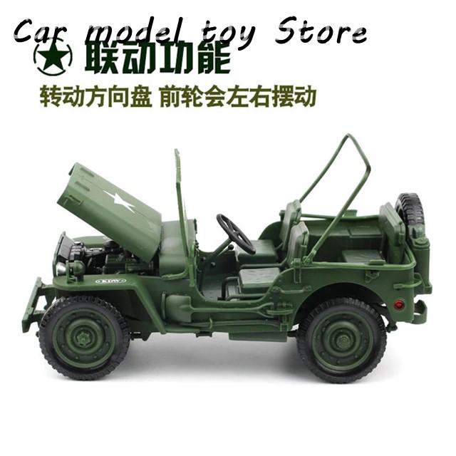 並行輸入品】ジープ 1:18 戦術的ミリタリーモデル 第二次世界大戦旧型