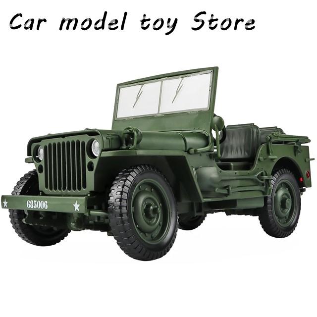 並行輸入品】ジープ 1:18 戦術的ミリタリーモデル 第二次世界大戦旧型