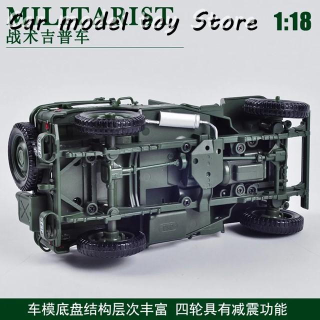 並行輸入品】ジープ 1:18 戦術的ミリタリーモデル 第二次世界大戦旧型