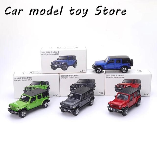 1:64 ラングラー サハラ 2019 SUV 合金カーモデル ダイキャスト 1:64 ラングラー サハラ 2019 SUV 合金カーモデル ダイキャスト