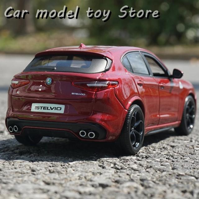 Bburago 1/24 アルファロメオ　ステルヴィオ　クアドリフォリオ BBURAGO 1:24 アルファロメオ ステルヴィオ SUV 合金ダイ