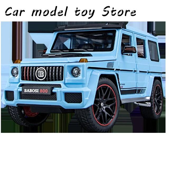 【並行輸入品】ベンツ  1:18G800ハイシミュレーションダイキャスト金属合金モデルカーサウンドライトプルバックコレクションの画像