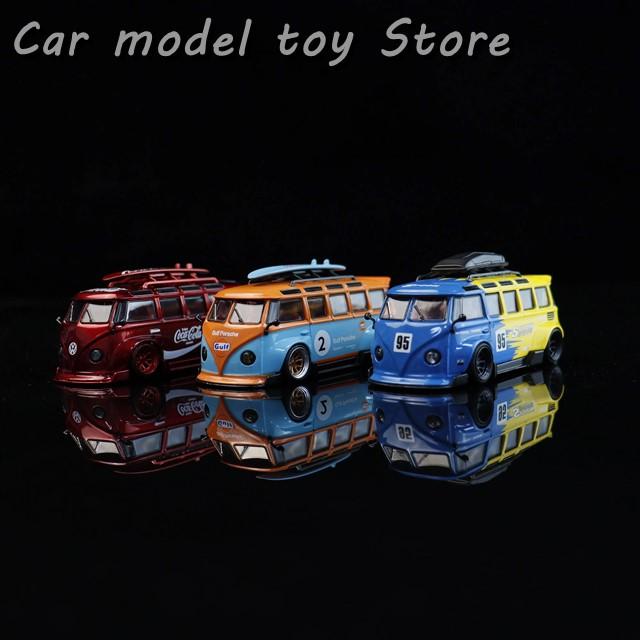 【並行輸入品】 LF 1:64 T1バンピックアップトラックSPOON塗装合金ダイキャストモデルカー車レトロバス収集可能の画像
