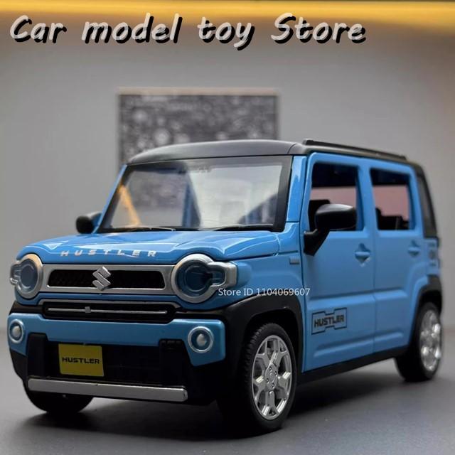 並行輸入品】スズキ 1:22ハスラーモデル合金ダイカストSUV 6ドア開いた
