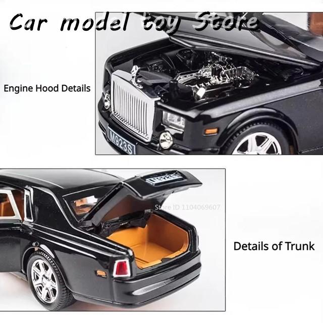 並行輸入品】ロールスロイス 1:24ファントムモデル合金ダイキャスト
