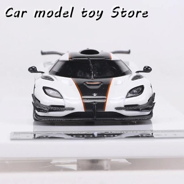【並行輸入品】 LMLF 1:64 ONE:1 ブラック/ホワイト ダイキャストモデルカー リミテッドエディション499の画像