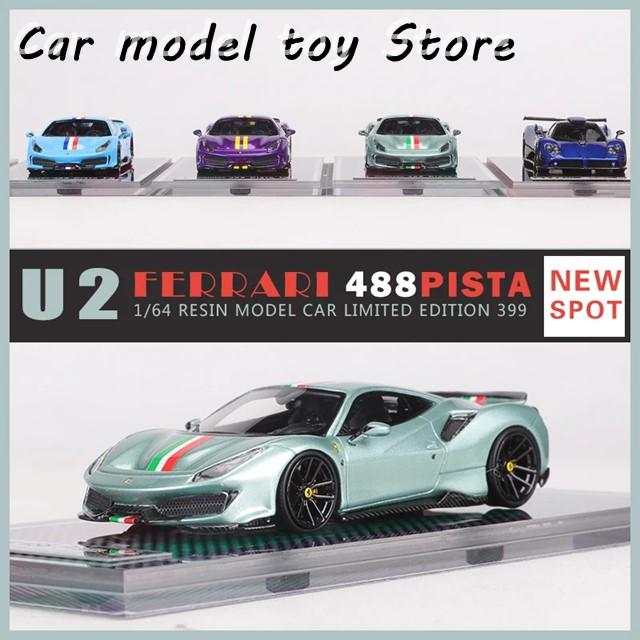並行輸入品】 U2 1:64 488 PISTA NOVITEC レジンカーモデル : Car