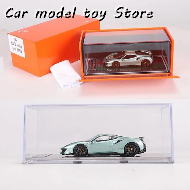 レジン製 1/64 フェラーリ 488ピスタ 並行輸入品】 U2 1:64 488 PISTA NOVITEC レジンカーモデル : Car