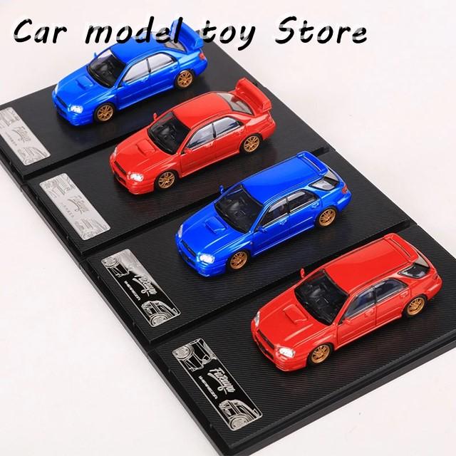 並行輸入品】 フルヤ 1:64 インプレッサWRX STI 8 合金モデルカー