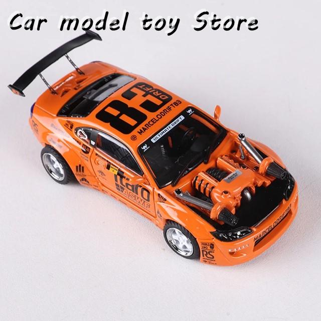 並行輸入品】 YS 1:64 シルビア S14 合金モデルカー : Car model toy
