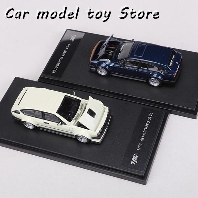 並行輸入品】 TPC 1:64 ROMEO GTV6 合金モデルカー エンジンフード