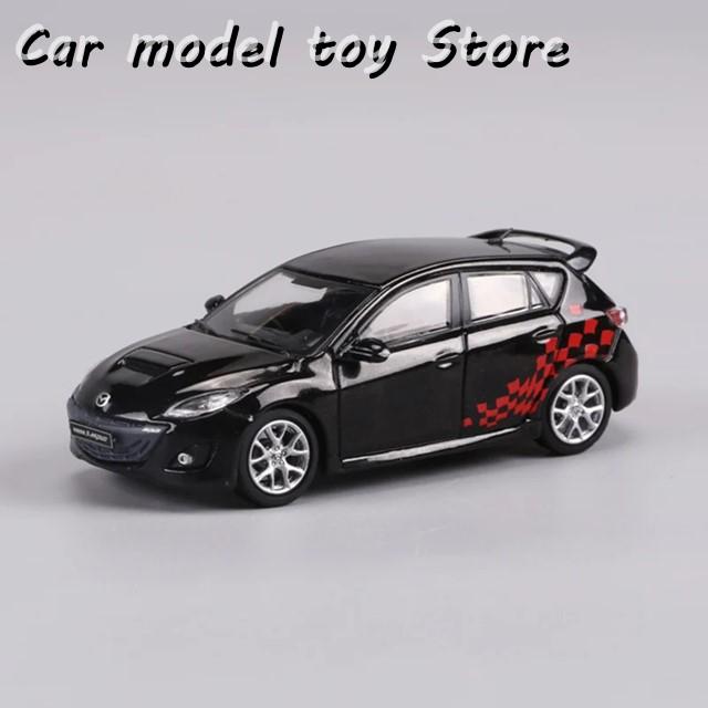 Voiture Miniature GCD Mazda 3 Sport Hayon Bleue - Échelle 1:64, Métal, Modèle 2023, Neuf