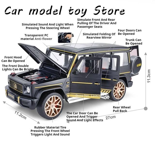 【並行輸入品】 1:18G63夜版モデル車金属ダイカスト6つドアライト健全SUVフルオフロード車開けたの画像