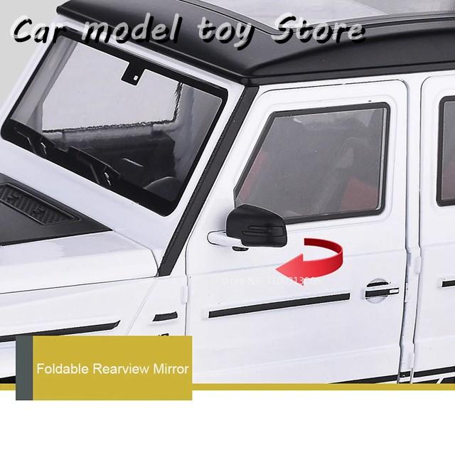 【並行輸入品】 1:18G63夜版モデル車金属ダイカスト6つドアライト健全SUVフルオフロード車開けたの画像