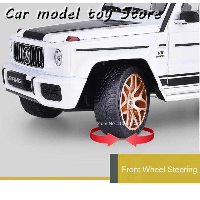 【並行輸入品】 1:18G63夜版モデル車金属ダイカスト6つドアライト健全SUVフルオフロード車開けたの画像