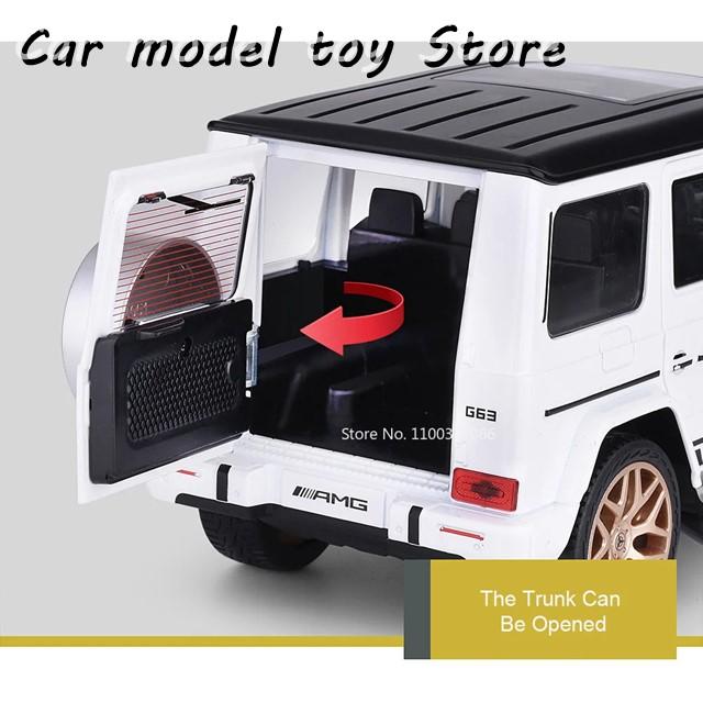 【並行輸入品】 1:18G63夜版モデル車金属ダイカスト6つドアライト健全SUVフルオフロード車開けたの画像