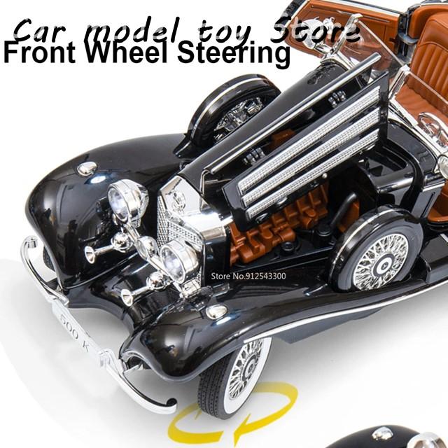 並行輸入品】ベンツ 大スケール1:18500Kクラシックカー模型玩具衝撃