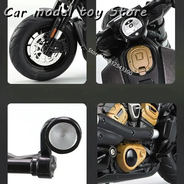 並行輸入品】 1/12スケールHALEIスポーターSS合金バイク模型玩具ダイ