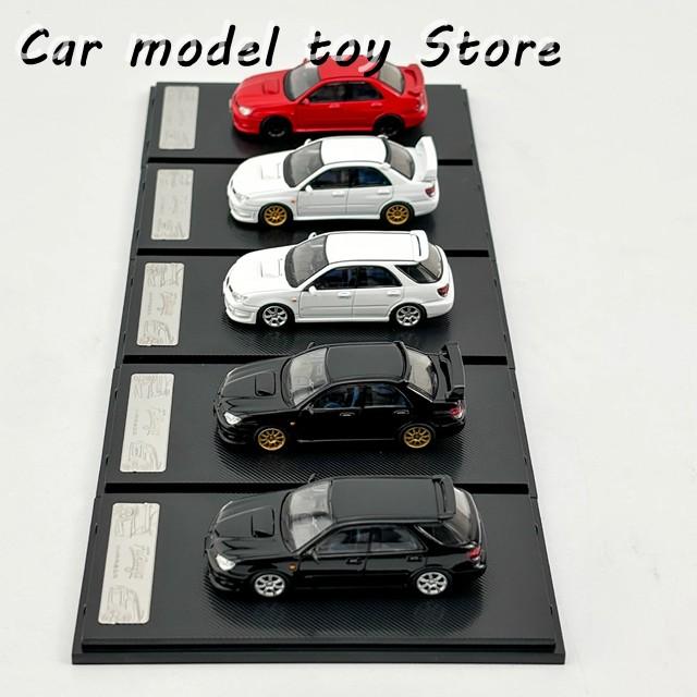 【並行輸入品】スバル  ダイキャスト 1/64スケール  インプレッサ カーモデル  インプレッサ WRX STIGD モデルカー コレクションの画像