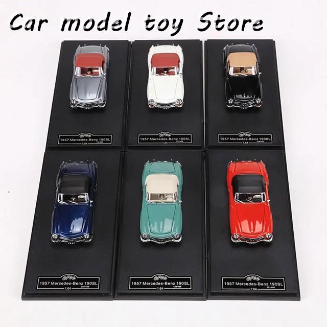 並行輸入品】ベンツ ダイキャスト 1/64 スケール 1957 190 SL 合金
