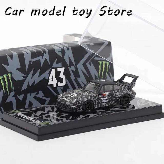 【並行輸入品】ポルシェ  炎1:64ダイキャストモデルカーRWB 964 993合金カーモデルコレクションの画像