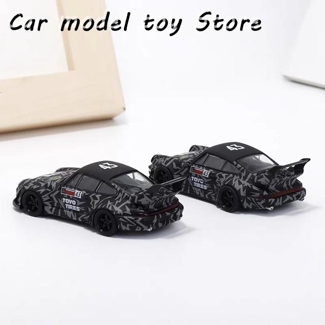 【並行輸入品】ポルシェ  炎1:64ダイキャストモデルカーRWB 964 993合金カーモデルコレクションの画像