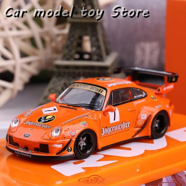 【並行輸入品】ポルシェ  ダイキャスト1/64スケール RWB 993  合金カーモデル コレクションの画像
