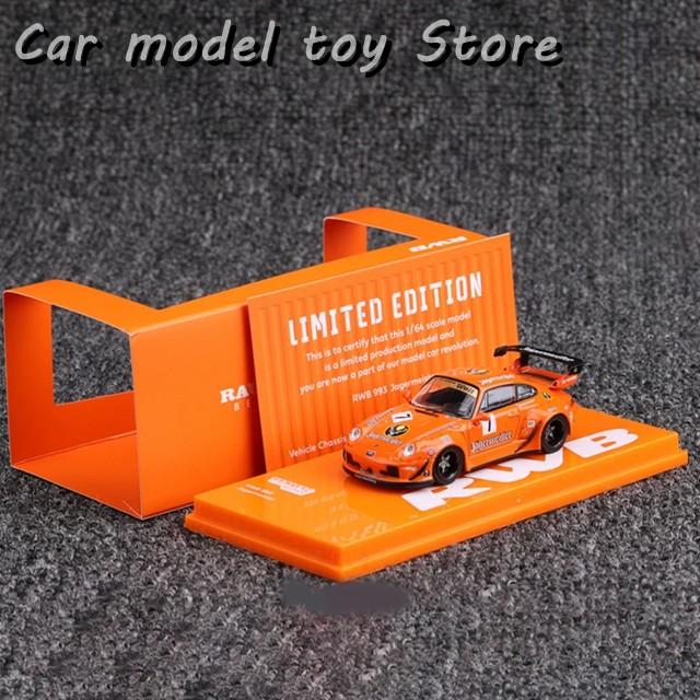【並行輸入品】ポルシェ  ダイキャスト1/64スケール RWB 993  合金カーモデル コレクションの画像