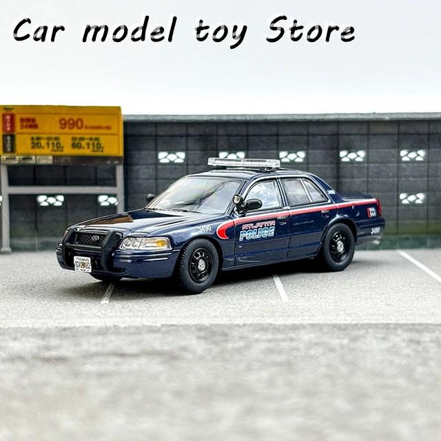 【並行輸入品】フォード  ダイキャスト 1/64 サイズ  CV アトランタ ポリスカー プラモデル 合金製  CV ポリスカー 限定車 プラモデの画像