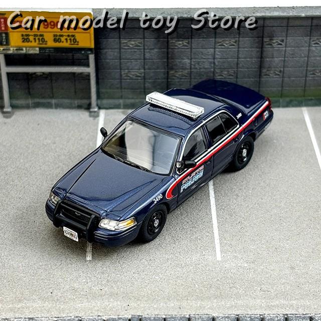 【並行輸入品】フォード  ダイキャスト 1/64 サイズ  CV アトランタ ポリスカー プラモデル 合金製  CV ポリスカー 限定車 プラモデの画像