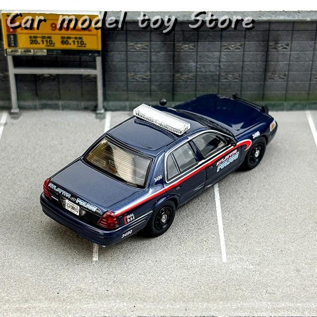 【並行輸入品】フォード  ダイキャスト 1/64 サイズ  CV アトランタ ポリスカー プラモデル 合金製  CV ポリスカー 限定車 プラモデの画像