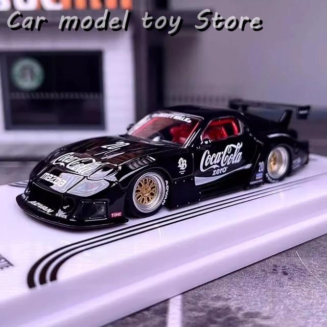 【並行輸入品】マツダ  ダイキャストモデルカーショップ1/64合金RX7モデルカープレイ車LBWK RX7の画像