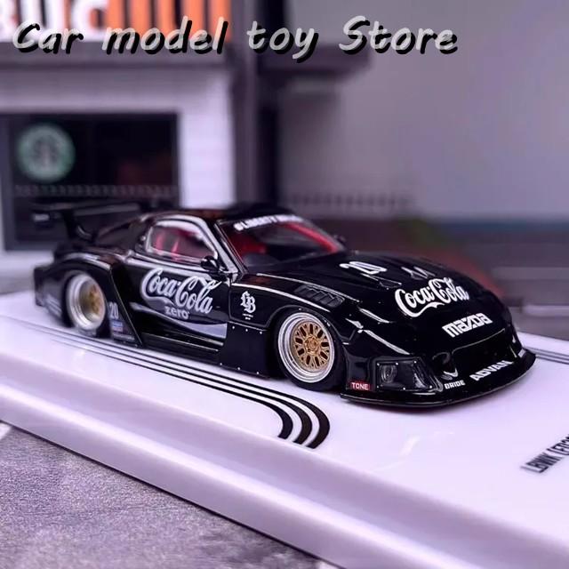 【並行輸入品】マツダ  ダイキャストモデルカーショップ1/64合金RX7モデルカープレイ車LBWK RX7の画像
