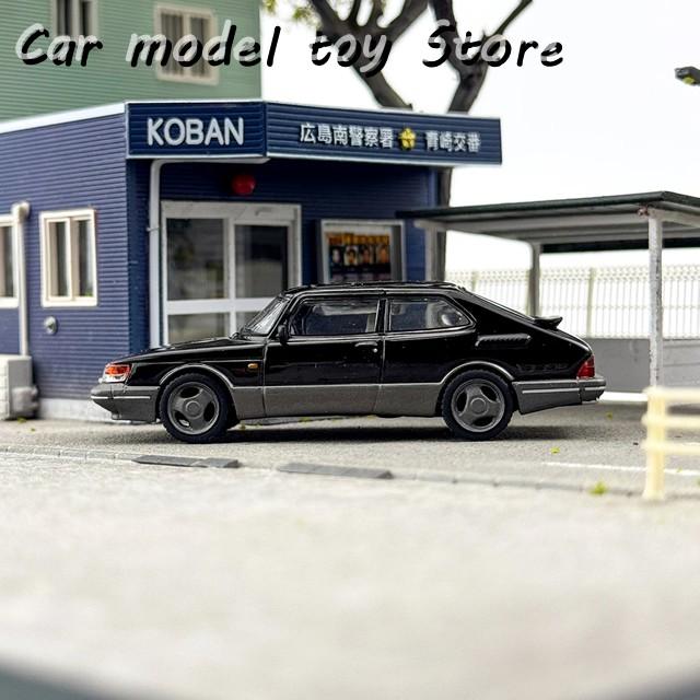 【並行輸入品】 ダイキャスト 1/64スケール サーブ900ターボ ブラック SUV カーモデル 合金 サーブ900ターボ クーペモデル クラシックコレクション ディスプレの画像