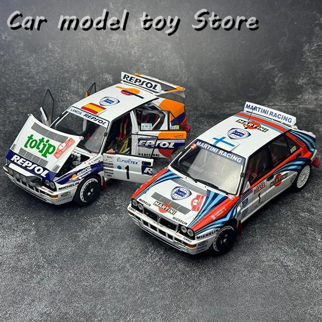 並行輸入品】 KYOSHO 1:18 LANCIA DELTA HF MARTINI ペイントカー